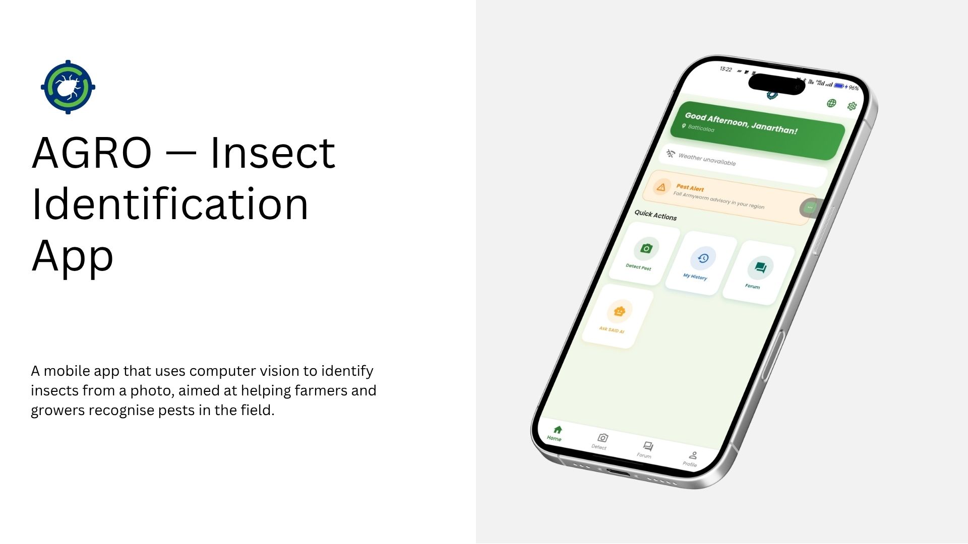 AGRO — Insect Identification App